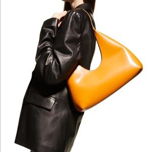Byfar Amber Semi-Patent Leather Bag in Caramel